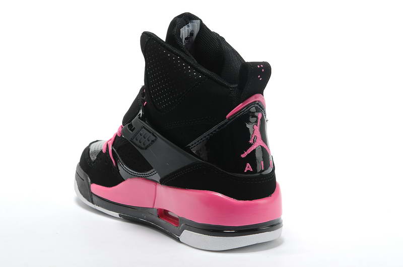 Air Jordan Retro 4.5 Nouvelles Chaussures Femmes New Rose Noire (1)